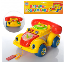 Каталка 705 Р машинка-телефон, звук, счеты, в кульке, 22-19-13см. Каталка 705 Р машинка-телефон, звук, счеты, в кульке, 22-19-13см.
